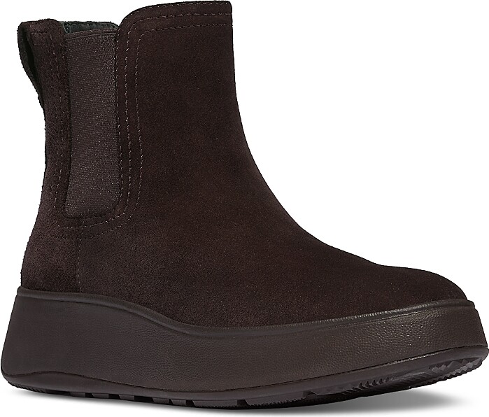 FitFlop Women's F-Mode Stitch Warm Suede Chelsea Boots