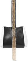 Thumbnail for your product : Lanvin Chaine Two-tone Leather Wristlet Bag