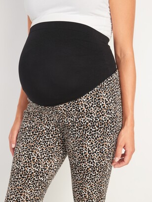 Old Navy Maternity Full Panel Pixie Printed Ankle Pants