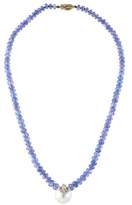 Thumbnail for your product : Loree Rodkin Diamond, Tanzanite & Pearl Bead Necklace