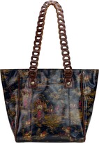 Patricia Nash Ivy Leather Tote with Chain Handle - ShopStyle