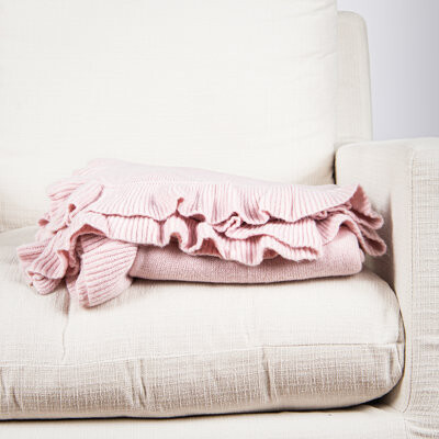 Best Home Fashion, Inc. Ruffle Border Throw
