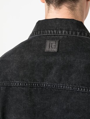 Balmain Zip-Pockets Denim Jacket