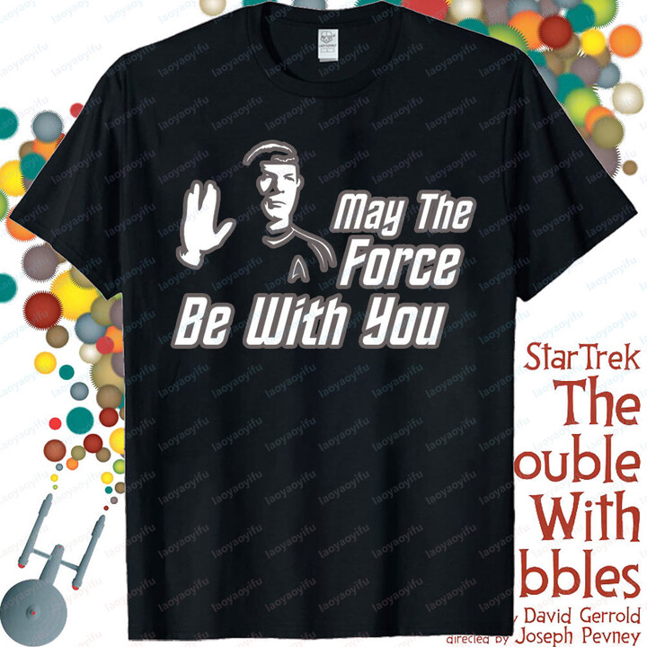 laoyaoyifu Star Trek Classic Scene Printed Tshirt Men Women Daily Life Crewneck Cotton Short Sleeve Fashionable Casual Summer Tee Tops