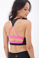 Thumbnail for your product : Forever 21 Medium Impact - Open Back Sports Bra