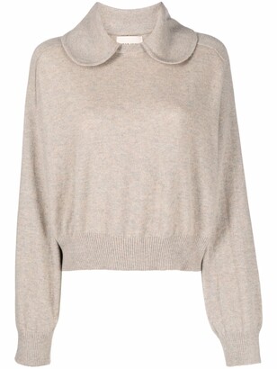LOULOU STUDIO Clarion cropped cashmere jumper