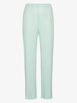 Thumbnail for your product : Pleats Please Issey Miyake Monthly Colours Wide Leg Plisse Trousers