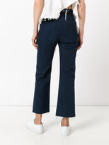 Thumbnail for your product : Damir Doma Posy cropped trousers