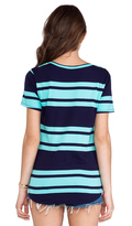 Thumbnail for your product : Bobi Light Weight Jersey Striped Pocket Tee