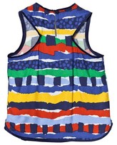 Thumbnail for your product : Stella McCartney Kids Blue Rag Print Top