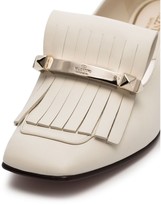 Thumbnail for your product : Valentino Uptown 45 fringed leather loafers