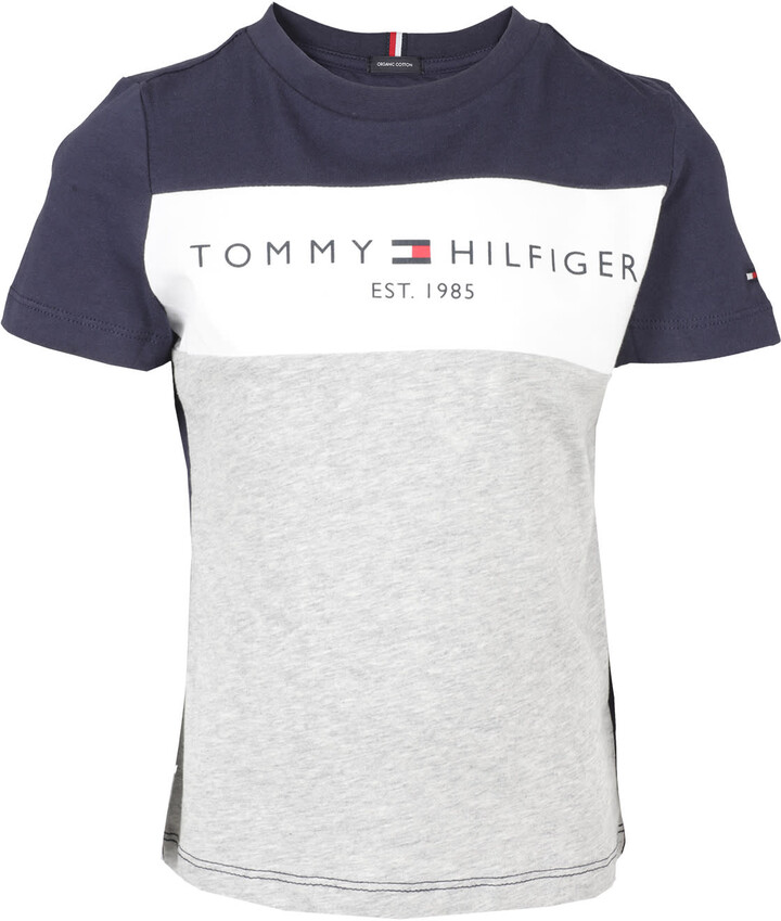 Size: 86 Tommy Hilfiger Boy's Basic Vn Knit S/s T-Shirt Blue Dark Allure Heather 408 One