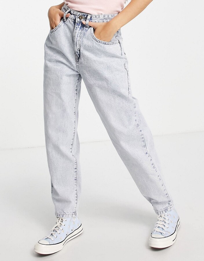 Cotton On Cotton:On slouchy mom jeans in bleach wash - ShopStyle