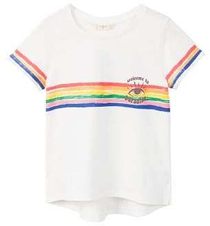 MANGO Rainbow printed t-shirt