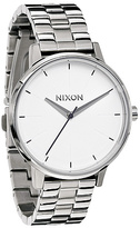 Thumbnail for your product : Nixon The Kensington Watch in White and Silver