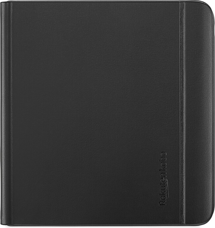 KOBO Libra Color Vegan Leather 7" Notebook SleepCover for Libra Color eReader, Black (N428-AC-BK-N-PU)