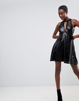 Thumbnail for your product : Raga After Dark Halterneck Sequin Dress