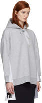 Thumbnail for your product : Stella McCartney Grey All is Love Side Ribbon Hoodie