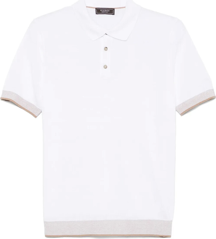 Peserico Fine-Knit Polo Shirt