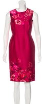 Thumbnail for your product : Giambattista Valli Floral Print Wool & Silk-Blend Dress