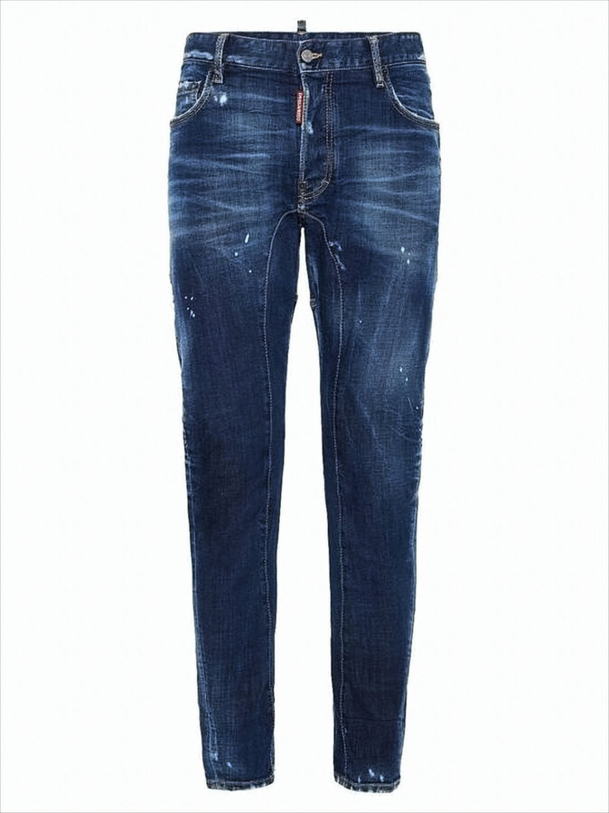 DSQUARED2 Slim-Fit Distressed Denim Pants