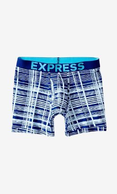 Express Graphic Plaid Knit Boxer Briefs