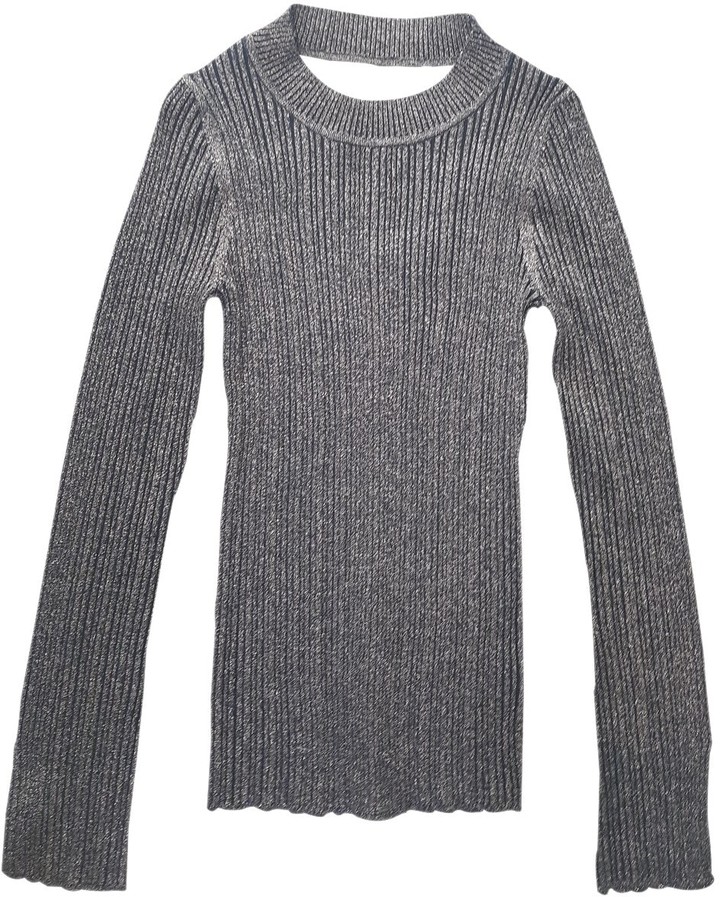 Essentiel Antwerp Metallic Suede Knitwear - ShopStyle Sweaters