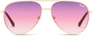 Quay Starry Eyed 52mm Aviator Sunglasses