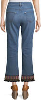 Thumbnail for your product : Etro Cropped Jeans w/ Passementerie Detail