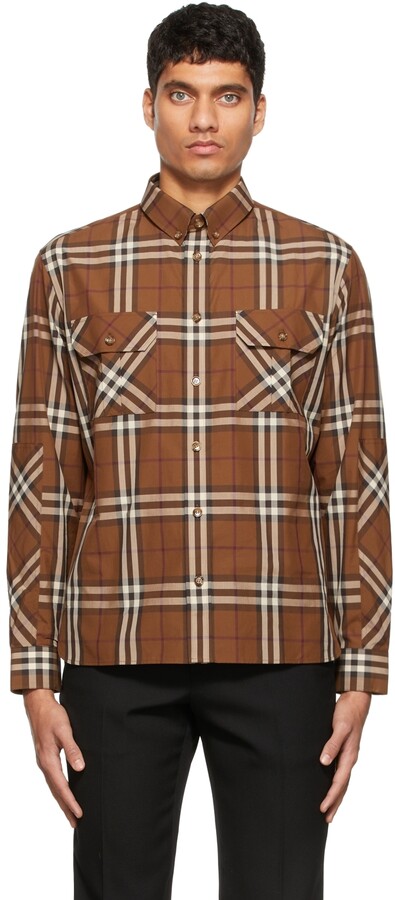 Burberry Check Shirt Men | Shop The Largest Collection | ShopStyle