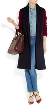 Thumbnail for your product : Sophie Hulme Contrast-sleeved wool coat