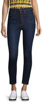 Thumbnail for your product : Alice + Olivia Button Fly High-Rise Skinny Jeans
