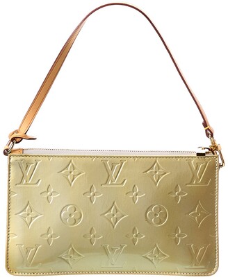 Louis Vuitton Louis Vuitton Verni Brie Carbox Handbag Light Green P118 –  NUIR VINTAGE