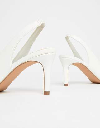 Sebastian Asos Design ASOS DESIGN Slingback Mid Heels