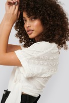 Thumbnail for your product : NA-KD Structured Overlap Blouse