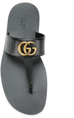 Gucci Double G thong sandals
