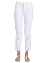 Thumbnail for your product : Tory Burch Meteo Scalloped Cropped Jeans