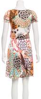 Thumbnail for your product : Blumarine Embellished Printed Dress