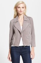 Thumbnail for your product : Rebecca Minkoff WES MOTO PERF SUETE