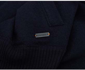 BOSS ORANGE Karerb Wool Zip Through Knit