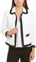 Thumbnail for your product : Anne Klein Contrast Trim Jacket