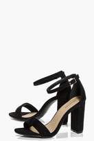 Thumbnail for your product : boohoo Block Heel Two Part Sandals