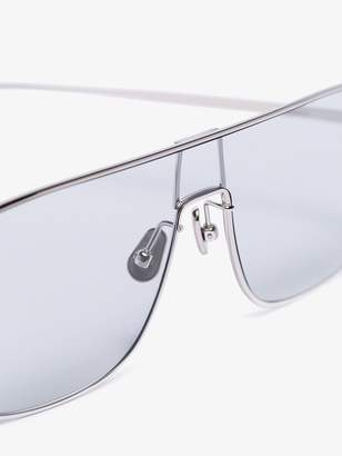 Ambush Silver clear lens full square sunglasses