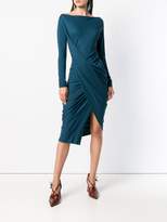 Thumbnail for your product : Vivienne Westwood wide neck wrap dress