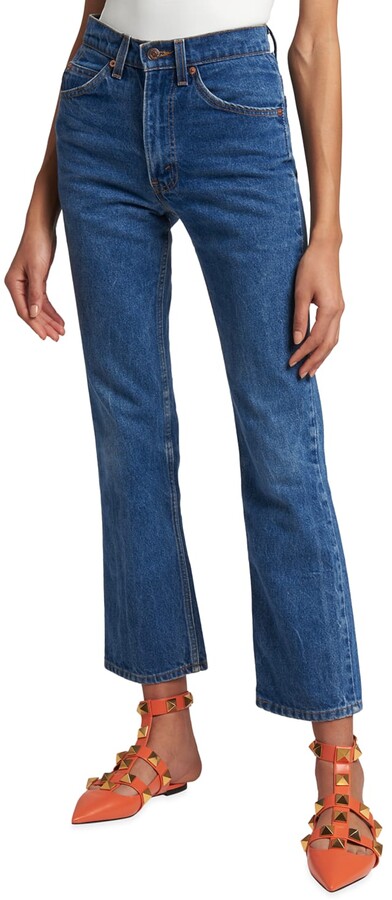 Valentino x Levi's 1969 517 Cropped Jeans - ShopStyle
