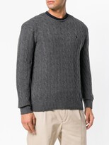 Thumbnail for your product : Polo Ralph Lauren Cable Knit Logo Embroidered Jumper