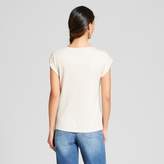 Thumbnail for your product : Soul Cake Women's Short Sleeve Embroidered Mesh T-Shirt - Soul Cake (Juniors') - Cream
