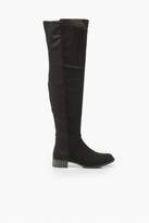 Thumbnail for your product : boohoo Over The Knee Elastic Back Boots