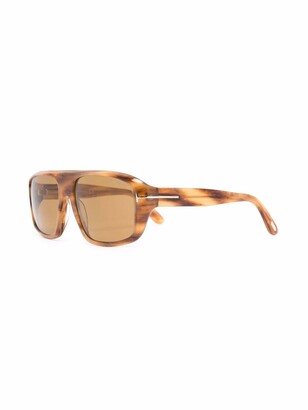Tom Ford Eyewear Duke aviator-frame sunglasses