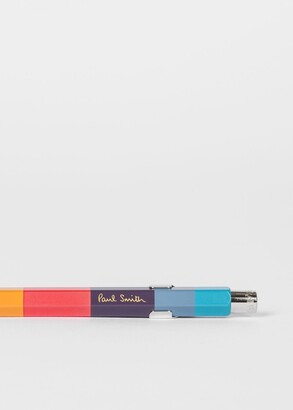 Paul Smith Caran d'Ache + 849 'Artist Stripe' Ballpoint Pen With Orange Case